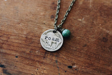 VINTAGE-HAND STAMPED BUFFALO NICKEL LONG LAYERING NECKLACE