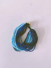 Blue Ombre Multi Layer Seed Bead Bracelet